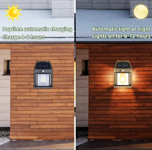 Energy Saving Motion Detection Solar Popular Outdoor Waterproof Activated Wall Mounting Outside Led Solar Garden Solar Light