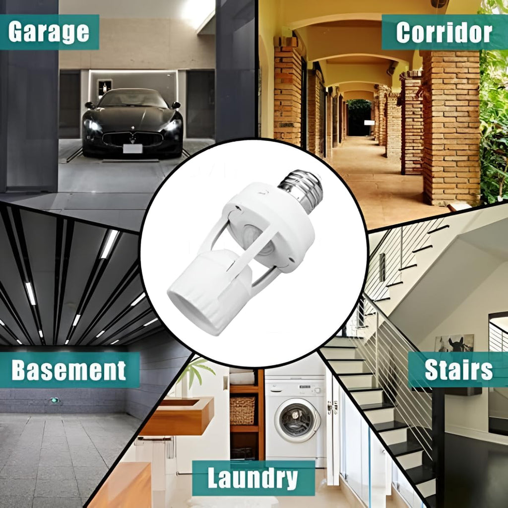 Human Infrared Wiring Free Radar Adjustment Switch Human Body Sensor Lamp Holder